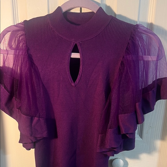 New York & Company Tops - New York & Company Plum Knit top